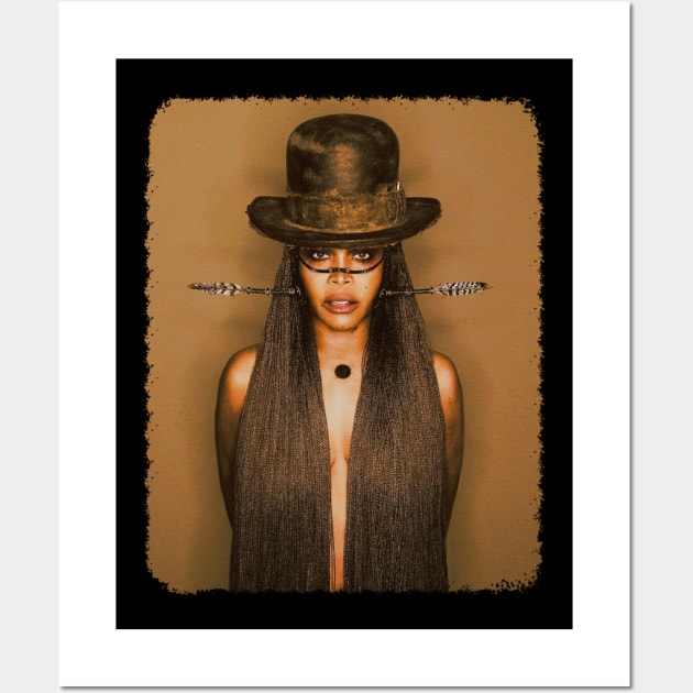 Erykah Badu - Vintage RNB Wall Art by GoodMan999